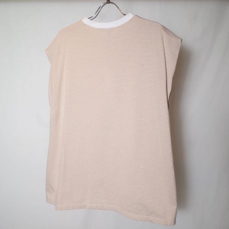 MANON マノン "IN TUCK FRENCH SLEEVE TEE"