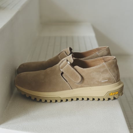 hobo ホーボー "STRAP SLIP ON SHOES COW SUEDE by SUNCORE"