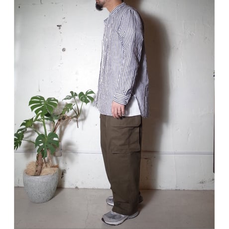 A VONTADE アボンタージ "Banded Collar Shirts -Cotton/Linen" バンドカラーシャツ