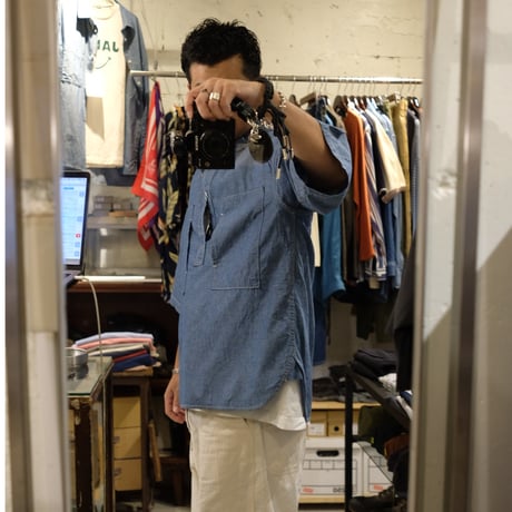ORDINARY FITS オーディナリーフィッツ "CHAMBRAY SHORT SLEEVE PULLOVER SHIRTS" プルオーバーシャツ