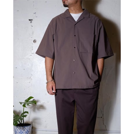 CURLY カーリー "SPLIT RAGLAN SHIRT -solid-"スプリットラグランシャツ