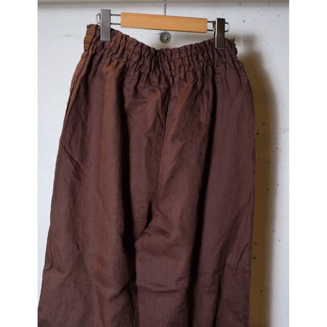 TRAVAIL MANUEL トラバイユマニュアル "ブリーズリネンサッシュリボンパンツ"