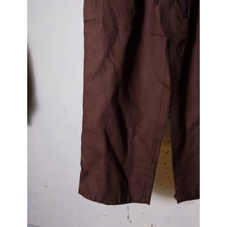 TRAVAIL MANUEL トラバイユマニュアル "ブリーズリネンサッシュリボンパンツ"