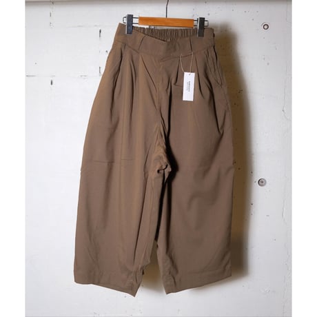 HARVESTY ハーベスティ "T/R WIDE EGG CROPPED PANTS" ワイドエッグクロップドパンツ