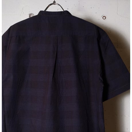 MANUAL ALPHABET マニュアルアルファベット"MELAMGE CHECK LOOSE FIT B/C SHT"
