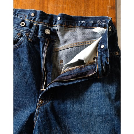ORDINARY FITS オーディナリーフィッツ "119 TYPE WIDE / USED"デニム