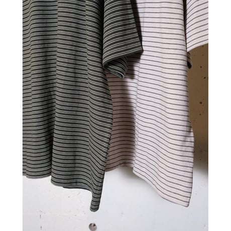 EVCON エビコン"Border Wide S/S T-shirt"