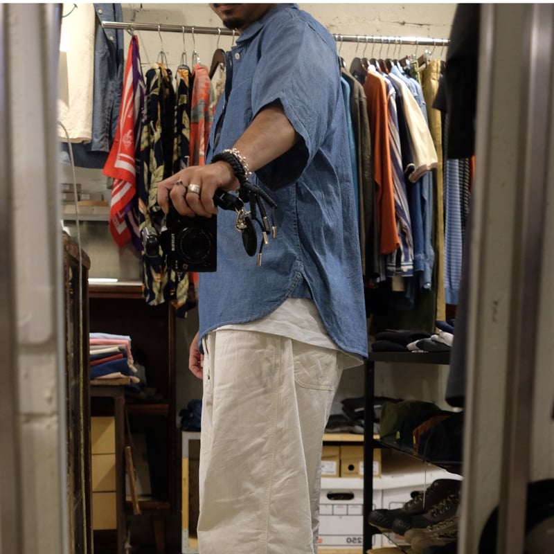 トップス ORDINARY FITS CHAMBRAY PULLOVER SHIRTS ORDINARY FITS｜シャンブレー ショートスリーブ プルオーバー