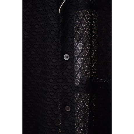HARVESTY ハーベスティ"LACE BIG SHIRTS レース ビッグシャツ"