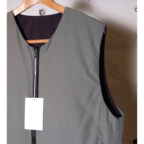 LAMOND ラモンド "N/C SHIBO REVERSIBLE DOWN VEST"リバーシブルダウンベスト