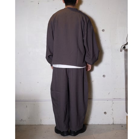 HARVESTY ハーベスティー"RELAXING TWILL CROPPED EASY CIRCUS PANTS"