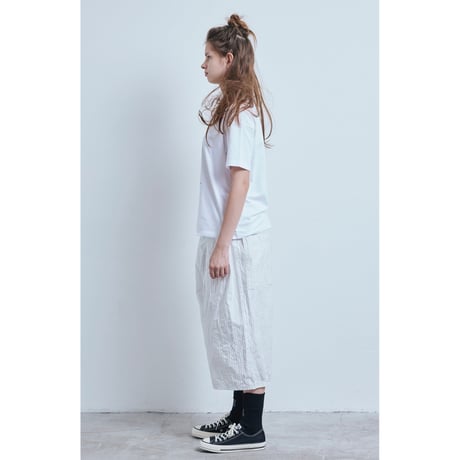(g) グラム "COTTON STRIPE OVAL PANTS"