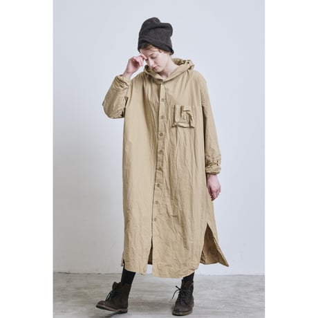 (g) グラム "HOOD COAT ONE PIECE" フードコートワンピース
