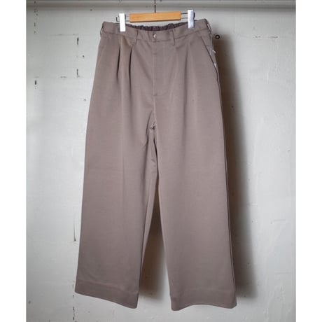 CURLY カーリー "DOUBLE KNIT WIDE PANTS"パンツ