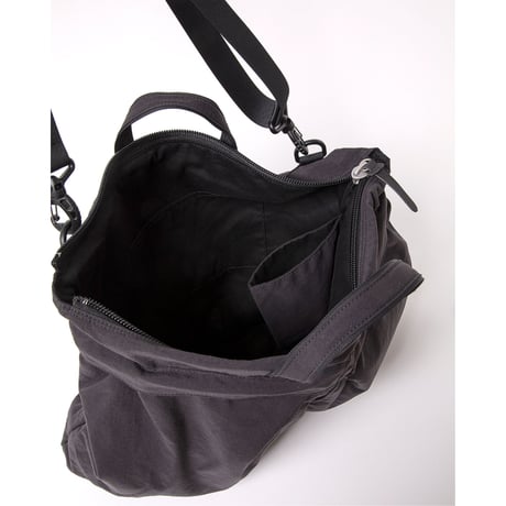 hobo ホーボー"HELMET BAG NYLON OXFORD ONIBEGIE® DYED"