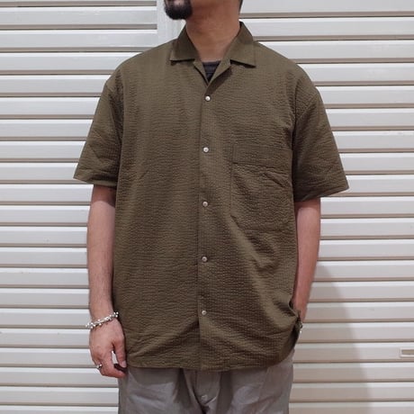 CURLY / PROSPECT S/S SHIRTS “SEERSUCKER”