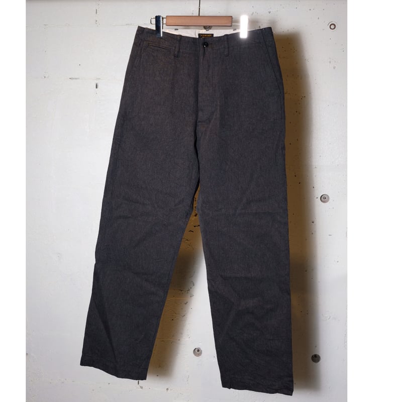 極美品！アボンタージ A VONTADE 日本製 チノトラウザーズ　ブラック A VONTADE アボンタージ 