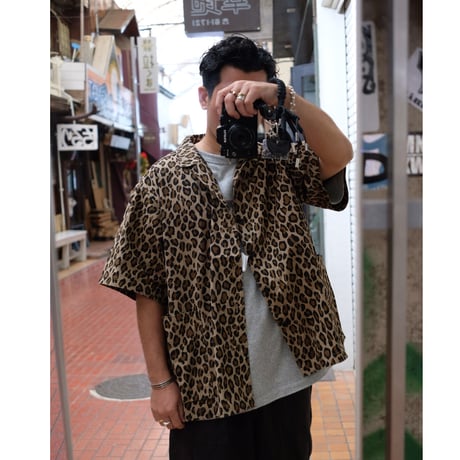ORDINARY FITS オーディナリーフィッツ "OPEN COLLAR S/S SHIRTS RIPSTOP"