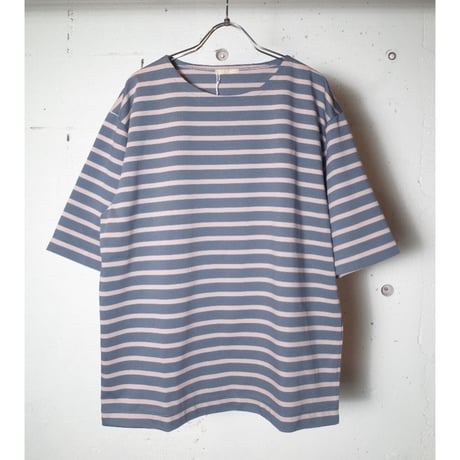 LAMOND ラモンド "ORGANIC COTTON BORDER BASQUE SHIRT＂バスクシャツ