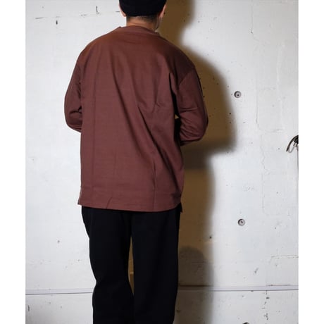 CURLY カーリー "HEAVY PLATING L/S TEE"