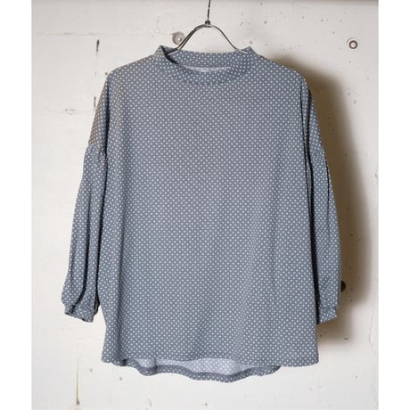 (g) グラム "DOT SHOULDER BALLOON PULLOVER" ドットショルダーバルーンプルオーバー
