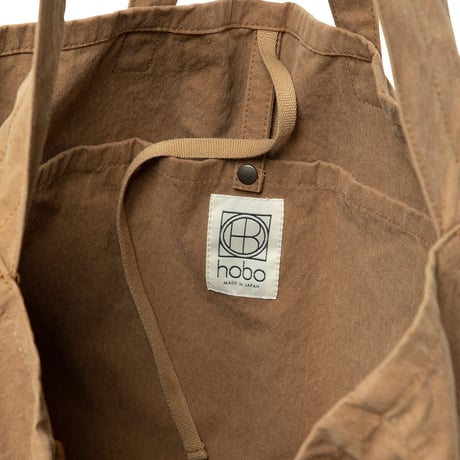 hobo ホーボー "2WAY TOTE BAG L COTTON CANVAS VINTAGE WASH"トートバック