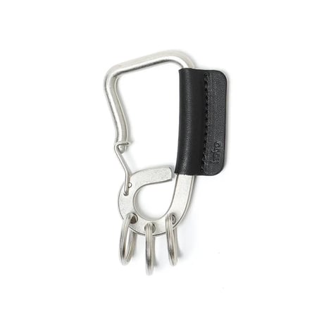 hobo ホーボー "CARABINER KEY RING L with COW LEATHER"カラビナ