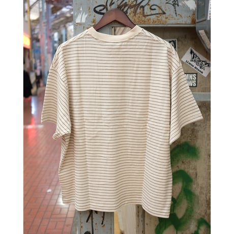 EVCON エビコン"BORDER WIDE S/S T-SHIRT"