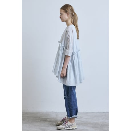 (g) グラム "COTTON LAWN GATHER TUNIC"