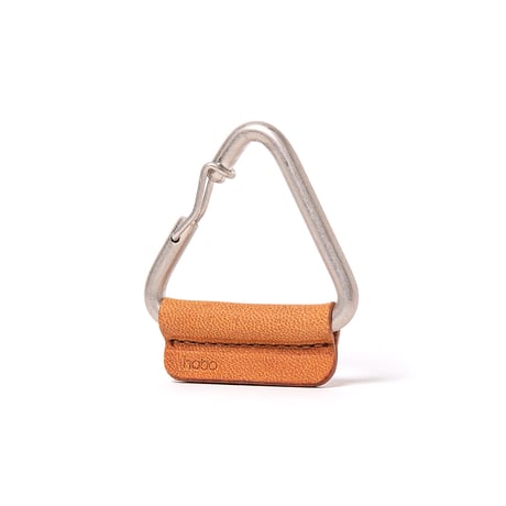 hobo ホーボー "TRIANGLE KEY RING with HORSE LEATHER"