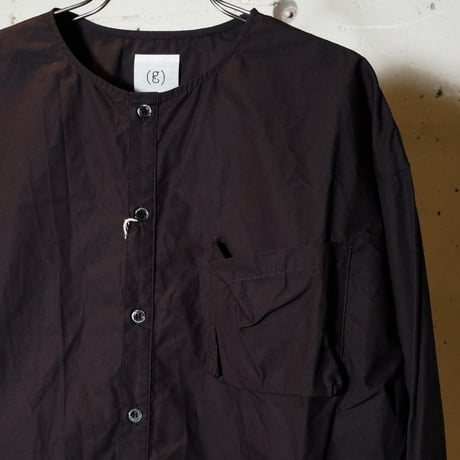 (g) グラム "TYPEWRITERCLOTH PAJAMA SHIRTS"タイプライタークロスパジャマシャツ