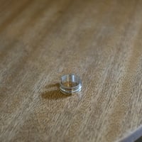 hobo ホーボー "STRAIGHT LINE RING 925 SILVER with BRASS"