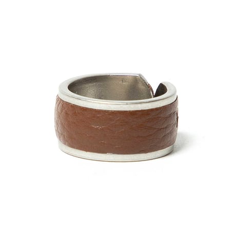 hobo ホーボー "BRASS RING SHRINK LEATHER"リング