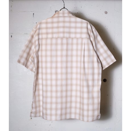 MANUAL ALPHABET マニュアルアルファベット "TWILL CHECK 4POCKET S/S SHT"