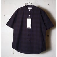 MANUAL ALPHABET マニュアルアルファベット"MELAMGE CHECK LOOSE FIT B/C SHT"