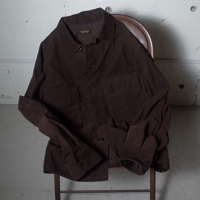 ジャケット・アウター A VONTADE Combat Tropical Short Jacket Bricklayer - Combat Tropical Short Jacket