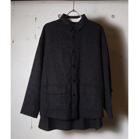 (g) グラム "WOOL SHAGGY OVER SHIRT"
