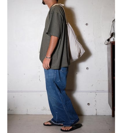 EVCON エビコン"Border Wide S/S T-shirt"