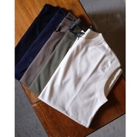 TRAVAIL MANUEL トラバイユマニュアル  "クラシック天竺バインダータンクTOP"