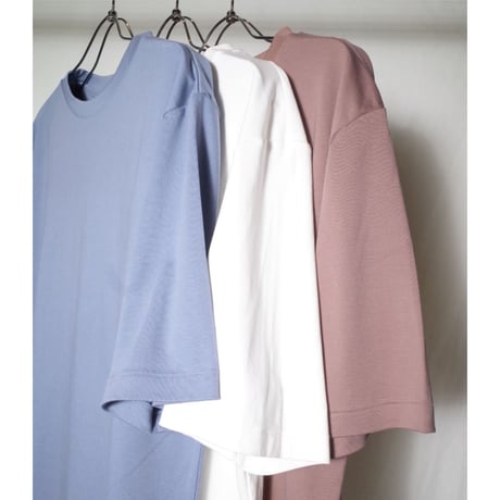 LAMOND ラモンド " SUVIN COTTON 5分袖 T-shirt"スビンコットンTシャツ
