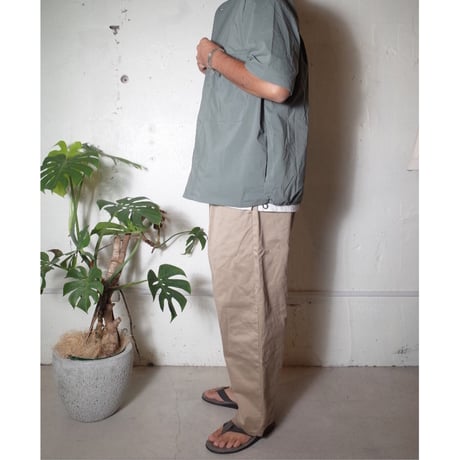 MANUAL ALPHABET マニュアルアルファベット "DRY FEEL PIN-DOT COACH SHT"シャツ
