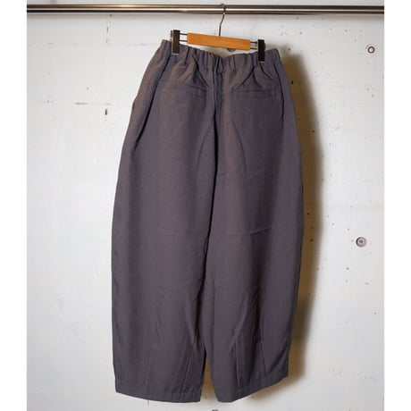 HARVESTY ハーベスティー"RELAXING TWILL CROPPED EASY CIRCUS PANTS"