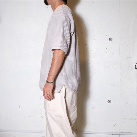 CURLY カーリー "TWO-TONE WAFFLE TEE＂ワッフルTEE