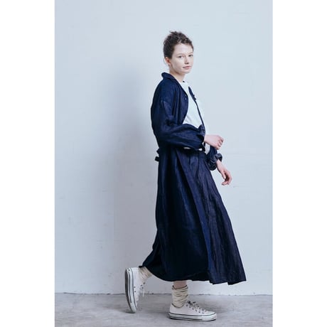 (g) グラム "LIGHT DENIM SHIRT ONEPIECE" ライトデニムシャツワンピース