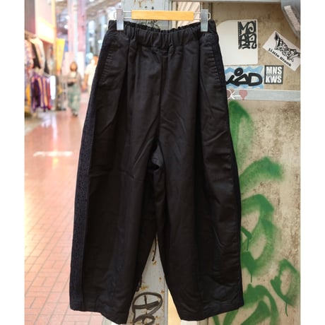 HARVESTY ハーベスティ "LACE SIDE EASY CIRCUS PANTS"