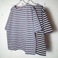 LAMOND ラモンド "ORGANIC COTTON BORDER BASQUE SHIRT＂バスクシャツ