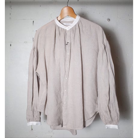 MANON マノン "LINEN CRELIC AMICAL SHT" リネンクレリックアミカルシャツ