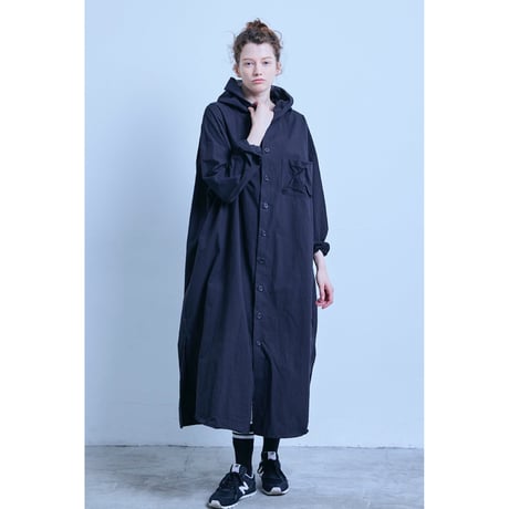 (g) グラム "HOOD COAT ONE PIECE" フードコートワンピース