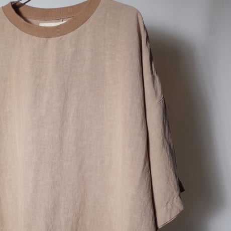 HARVESTY ハーベスティー "SHORT SLEEVES PULLOVER LINEN/RAYON " プルオーバー