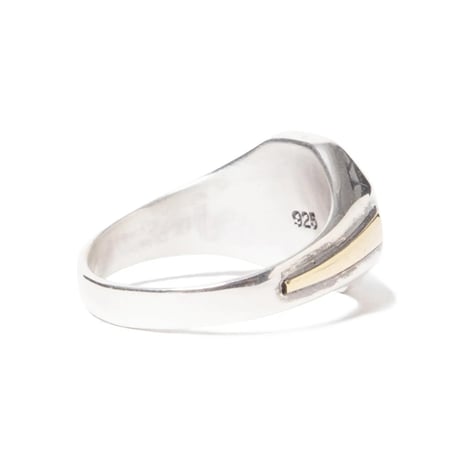 hobo ホーボー "SIGNET RING 925 SILVER with BRASS" リング